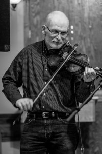 Dave Cook playing fiddle